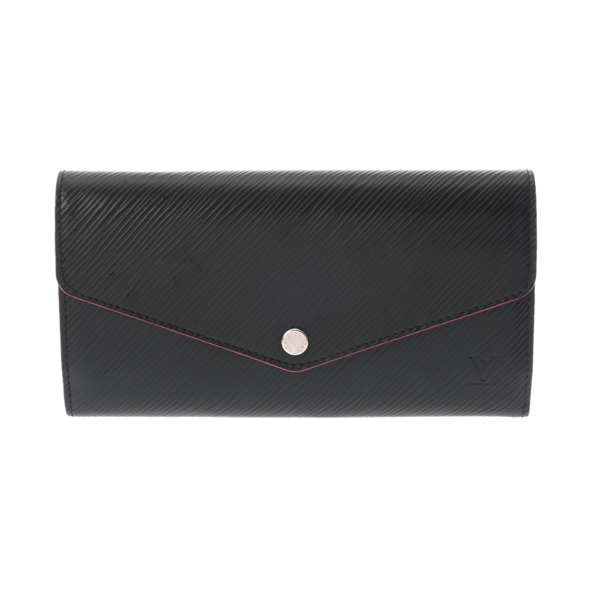 ルイ ヴィトン エピ ポルトフォイユ サラ ノワール/ホットピンク
