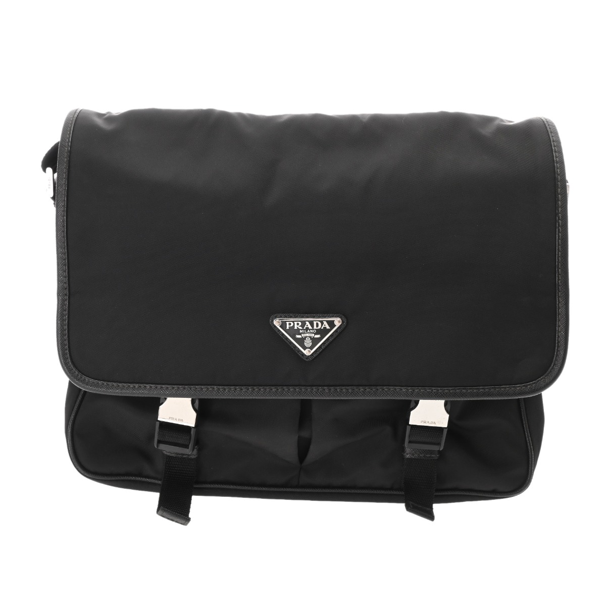 プラダ メッセンジャーバッグ ブラック 2VD768 ナイロン メンズ バッグ