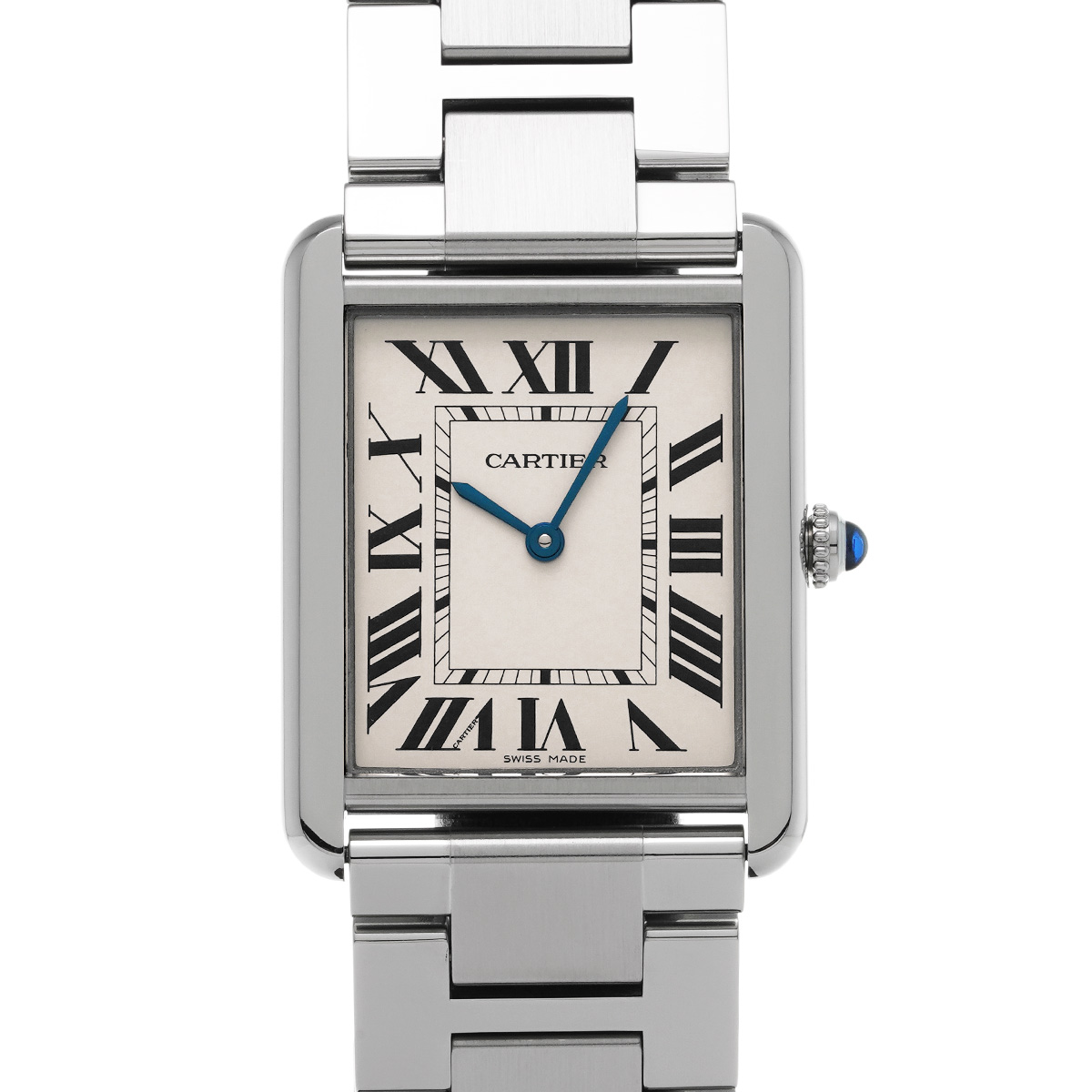 カルティエ タンク ソロ LM W5200014 シルバー メンズ 時計 【中古