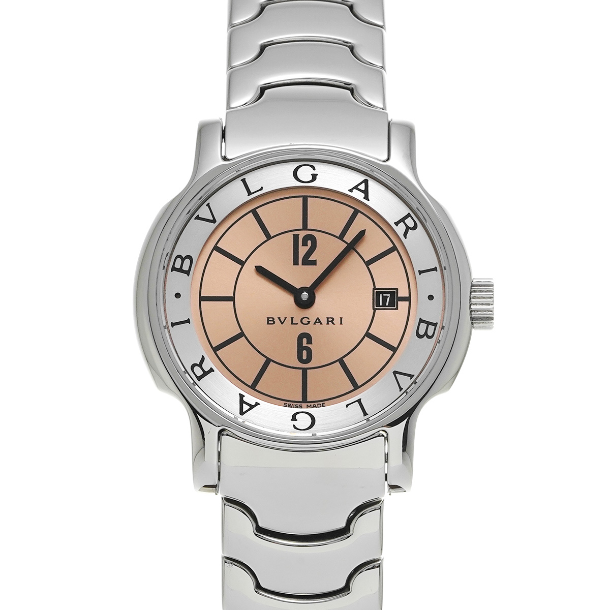 ブルガリ ソロテンポ ST29S ピンク レディース 時計 【中古