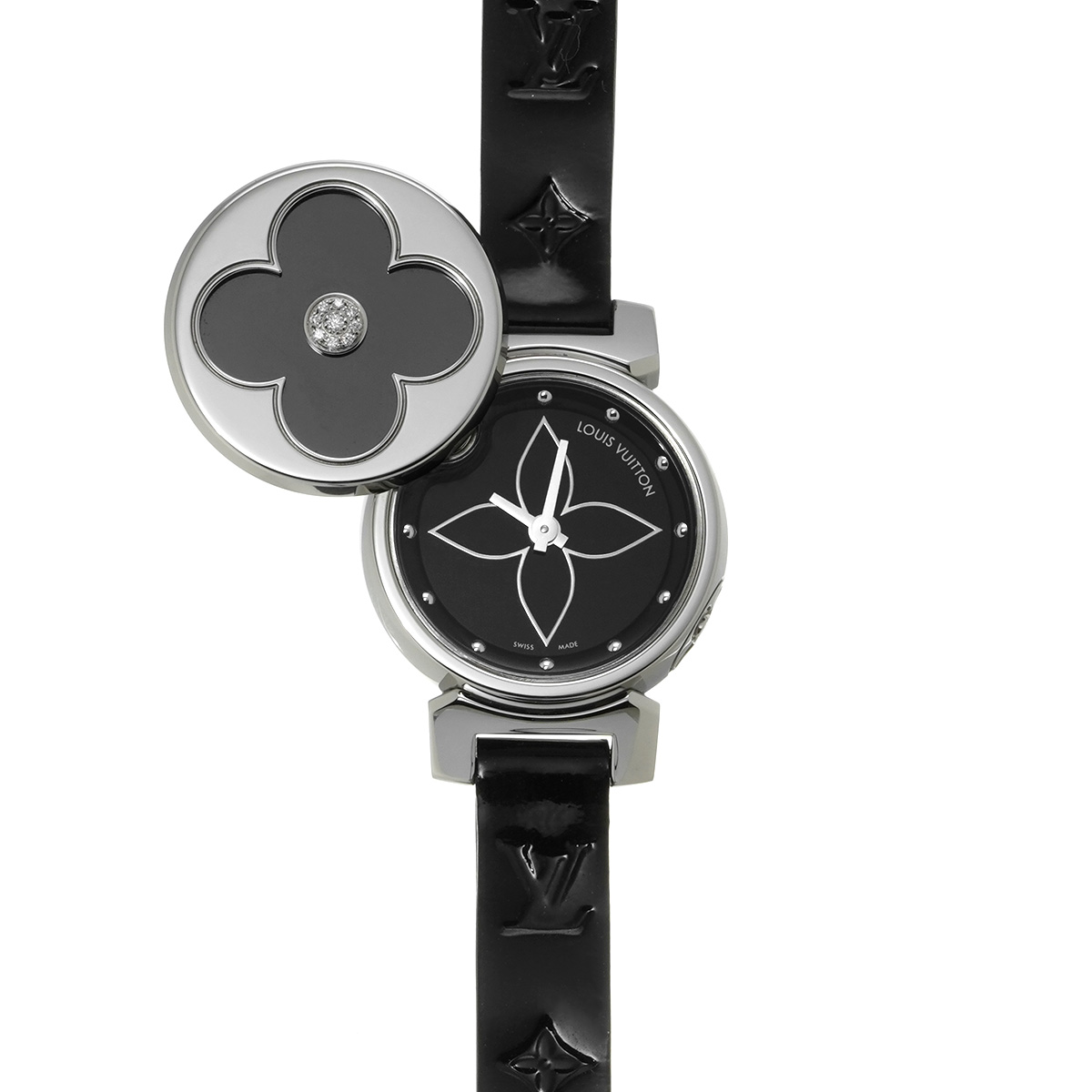 ルイ ヴィトン タンブール ビジュ Q151R ブラック レディース 時計