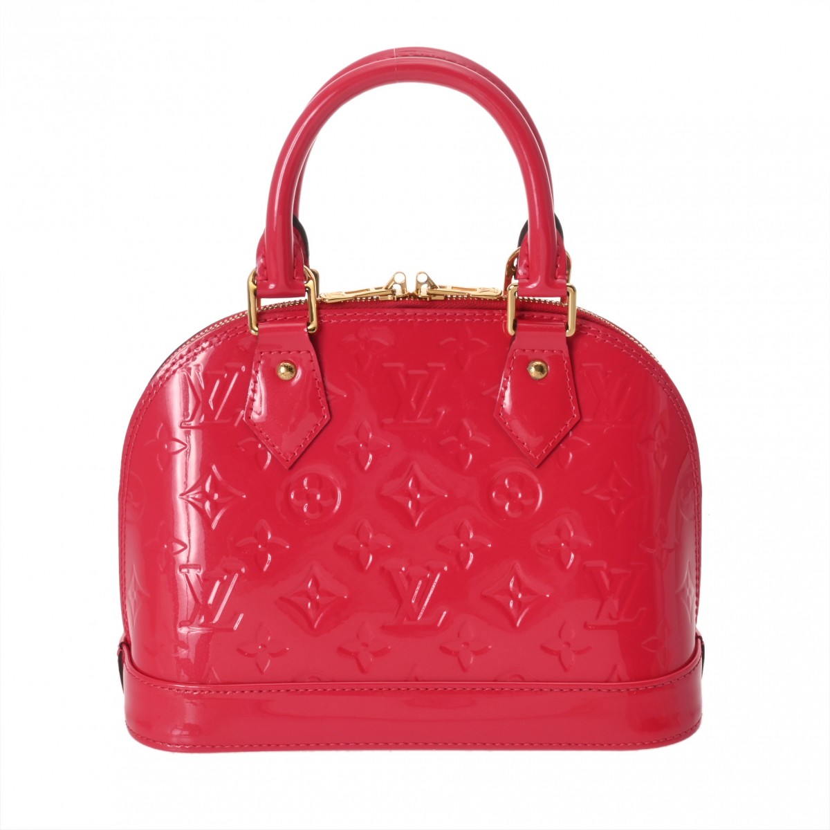 ルイ ヴィトン モノグラムヴェルニ アルマBB 2WAY ホットピンク M91606