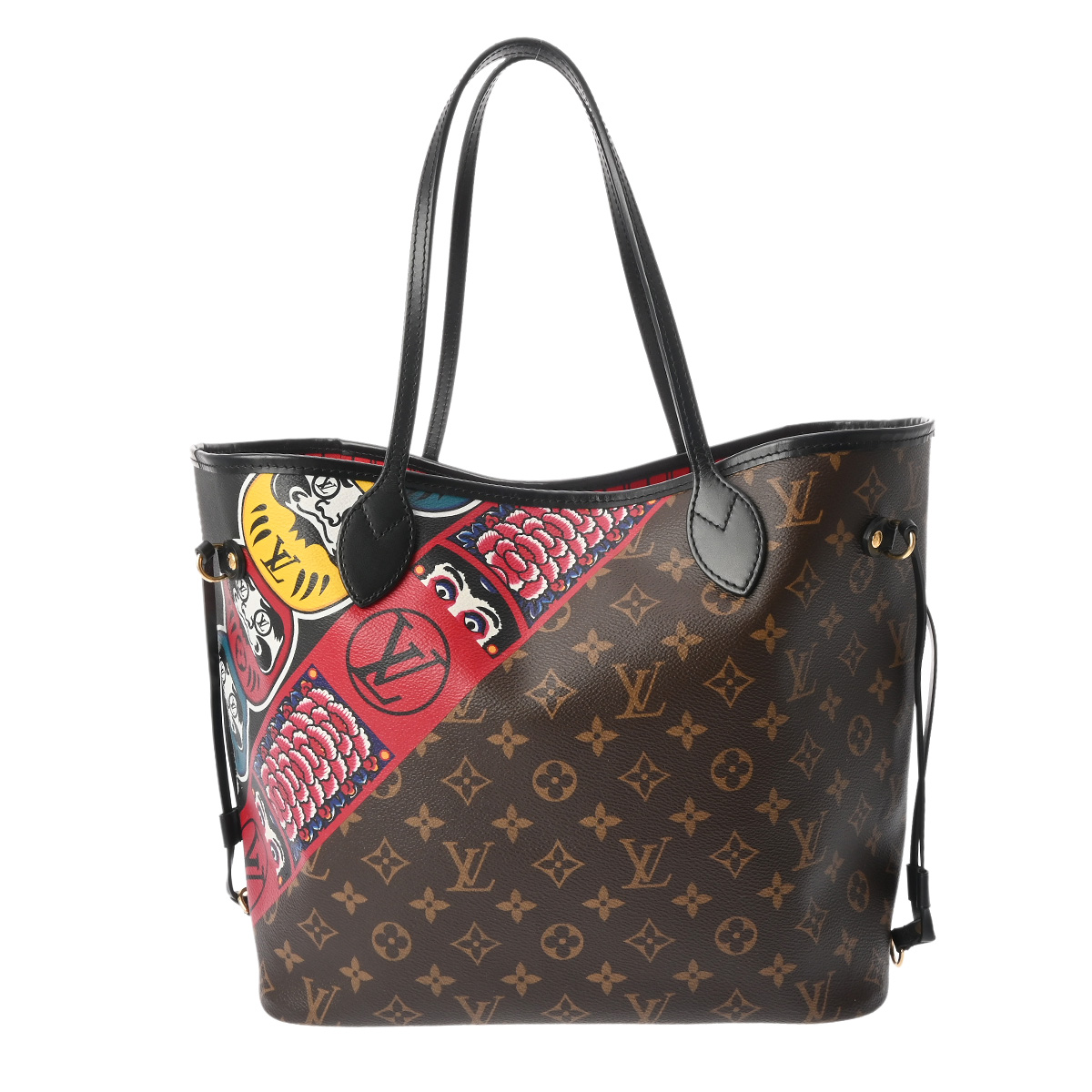 ルイ ヴィトン モノグラム ネヴァーフル MM 歌舞伎 ダルマ 山本寛斎