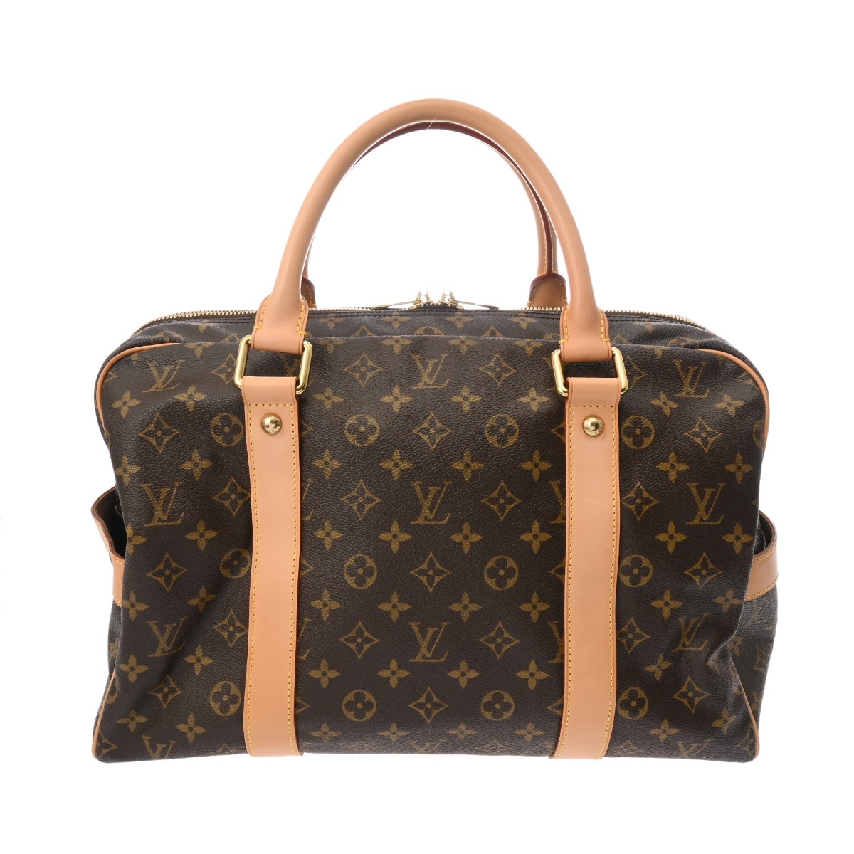 ルイヴィトン モノグラム キャリーオール ブラウン M40074 モノグラム