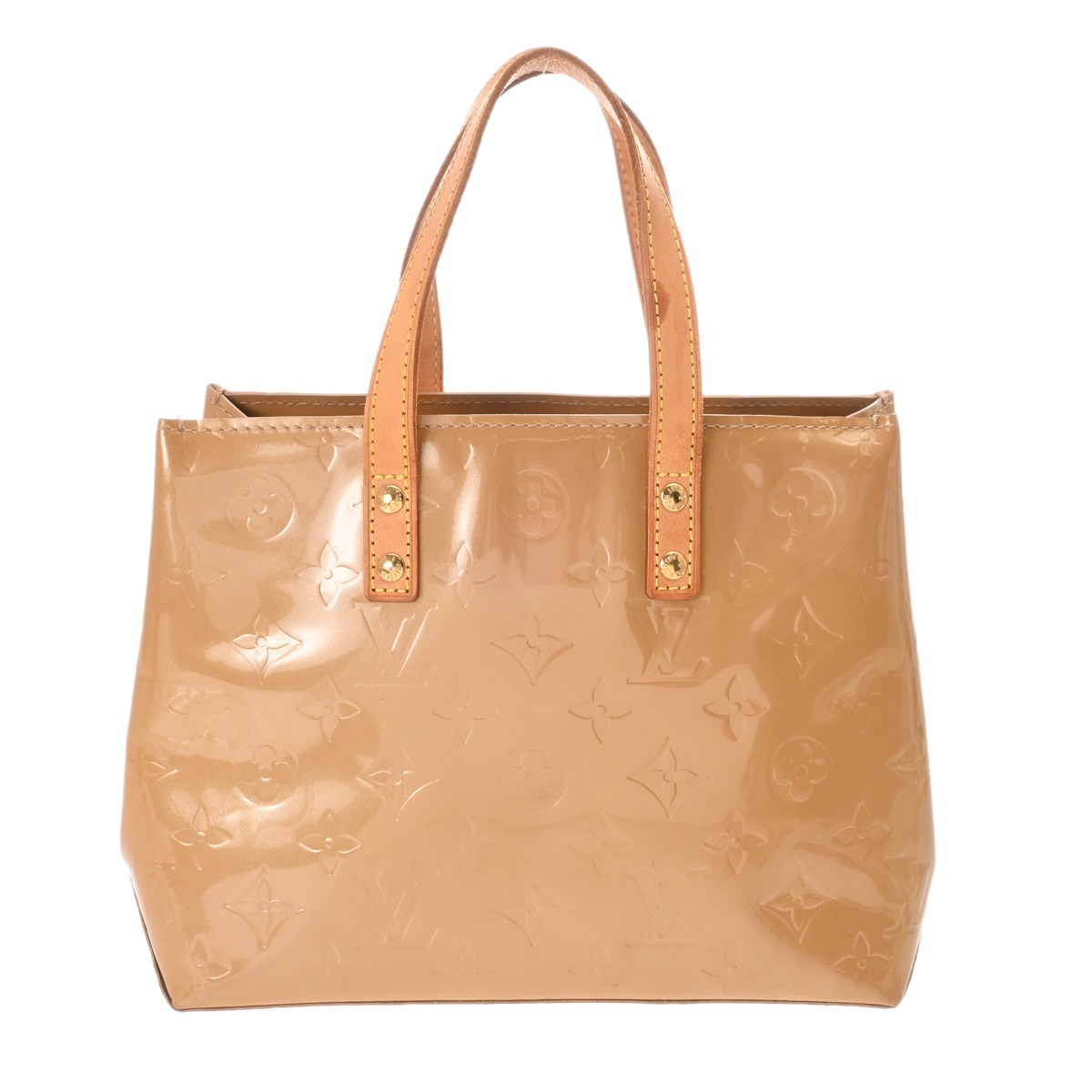 ルイヴィトン モノグラムヴェルニ リード PM ベージュ M91144