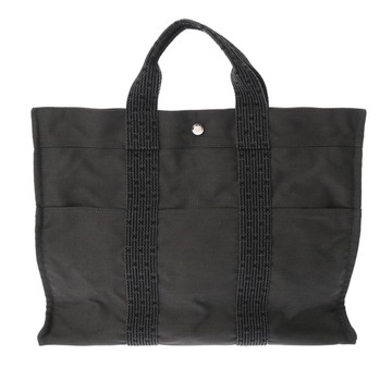 エルメス エールライン MM 新型 グレー キャンバス ユニセックス