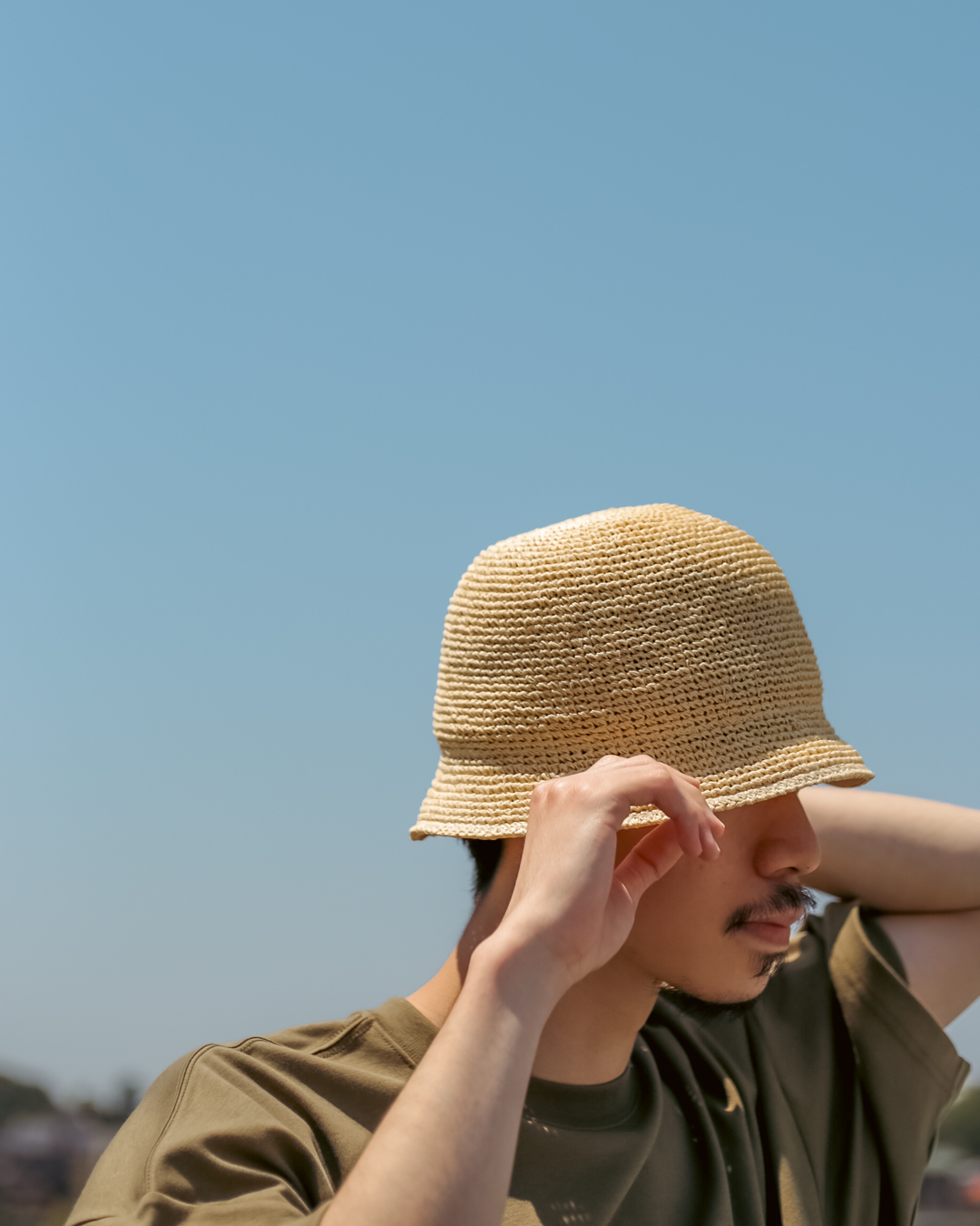 RAFFIA BUCKET HAT / Tomorrow Release !! | wax clothing