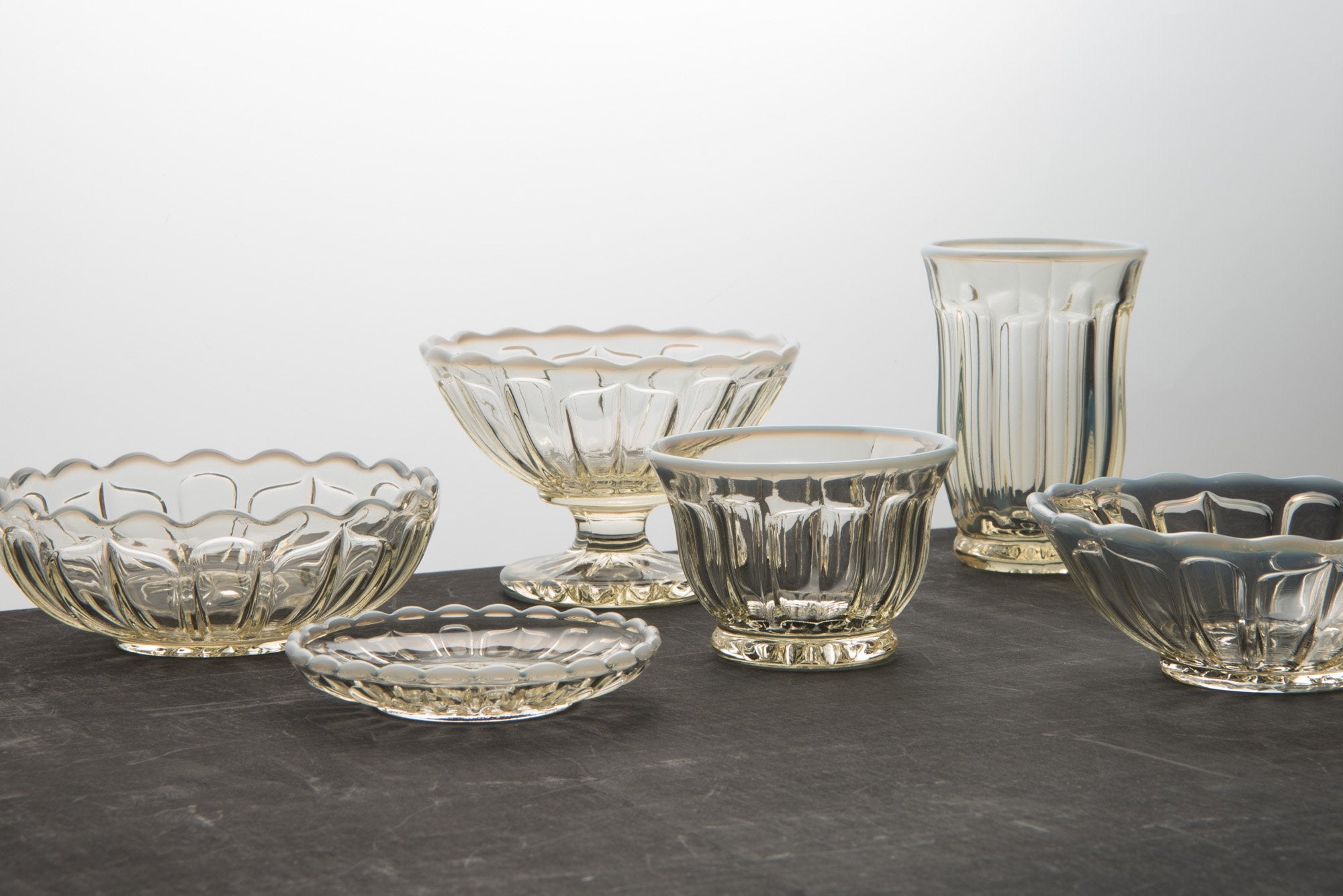 フラッペ 古代色 雪の花｜廣田硝子