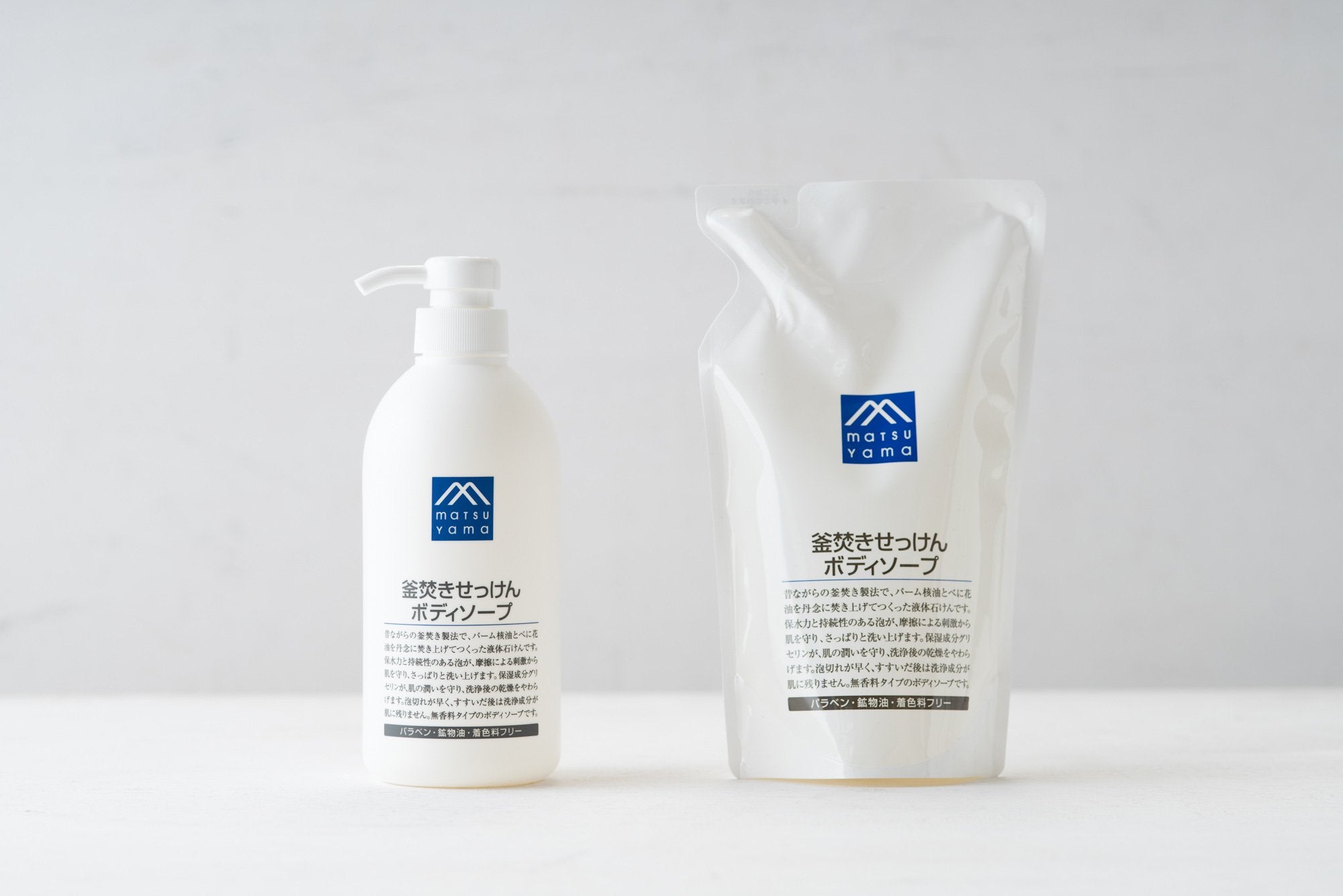 釜焚きせっけんボディソープ M-mark series｜松山油脂