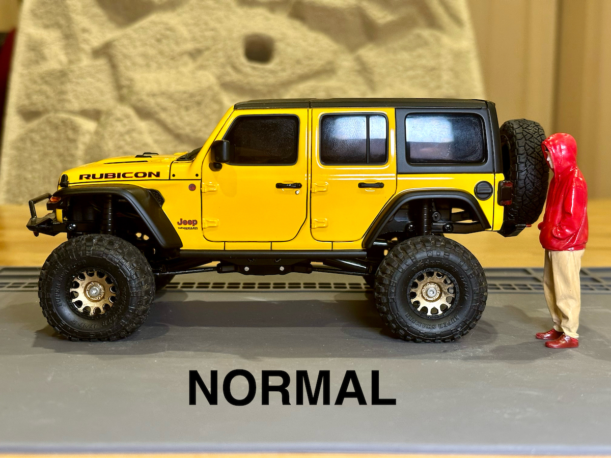 ミニッツ4x4 ラングラーのボディをリフトアップ | WdwCブログ