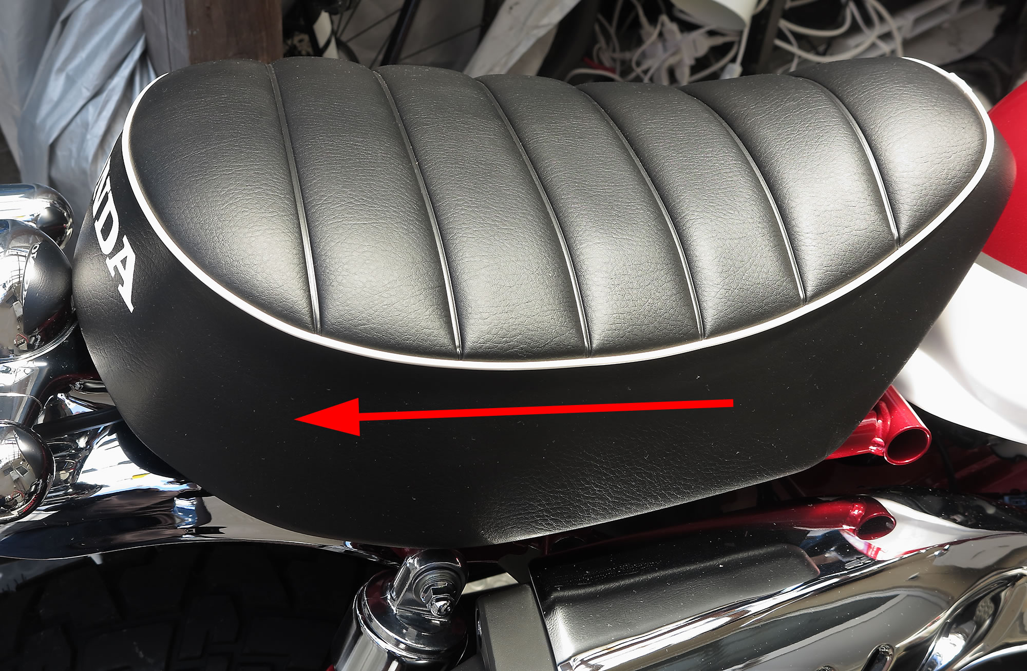 モンキー125 JB02 燃料タンクの脱着