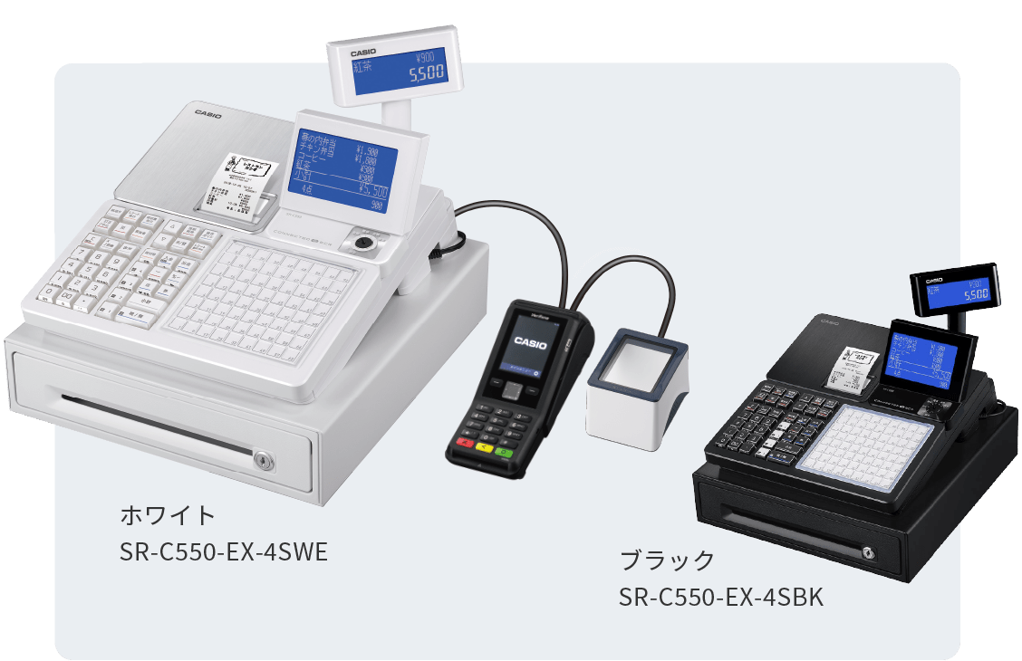レジの特長｜CASIOのレジスターとキャッシュレス決済サービス