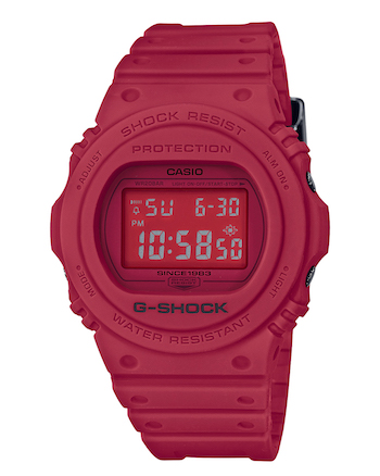 G-SHOCK名作5モデルが、35周年記念でオールレッドに変身！ | GO OUT WEB