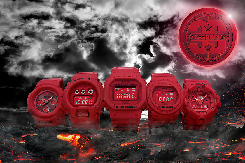 G-SHOCK名作5モデルが、35周年記念でオールレッドに変身！ | GO OUT WEB