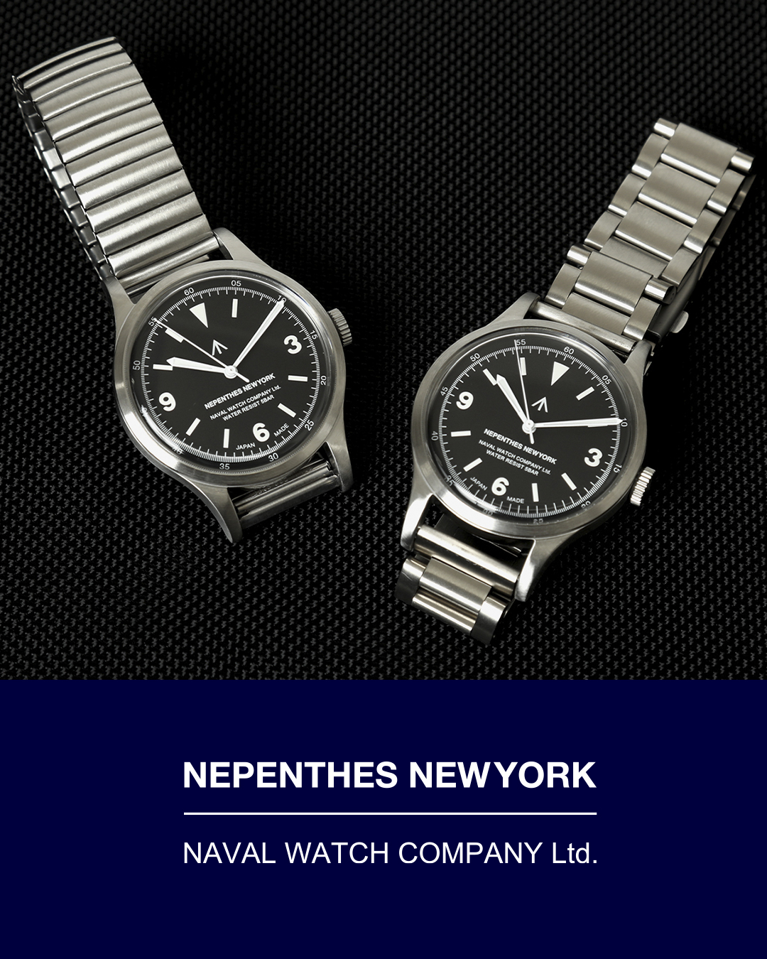 ネペンテスNYとナバルウォッチがタッグ！ ミリタリーウォッチを現代的