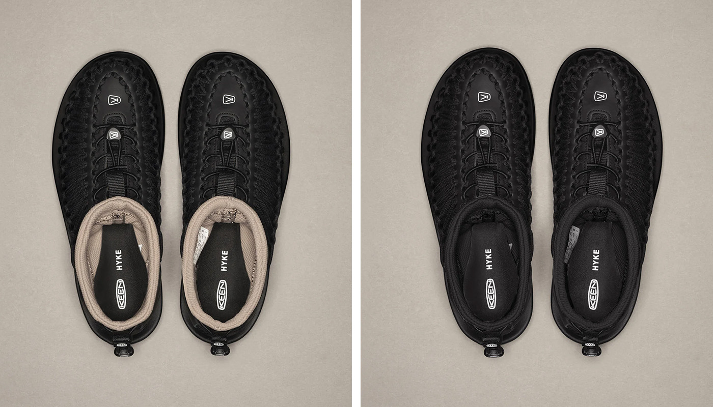 キーンとハイクによるコラボ第二弾。好配色な冬仕様シューズが