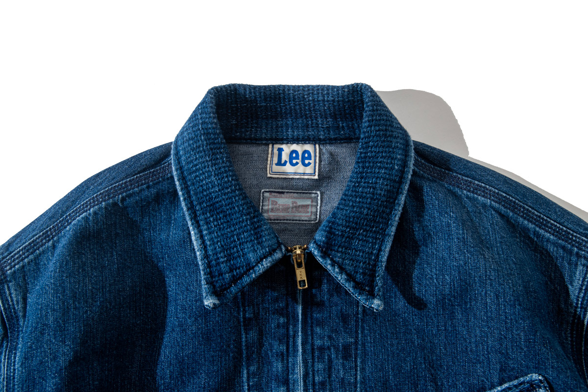 Leeの傑作を BLUE BLUEが今風にアレンジ。デニム・オン・デニムでも差