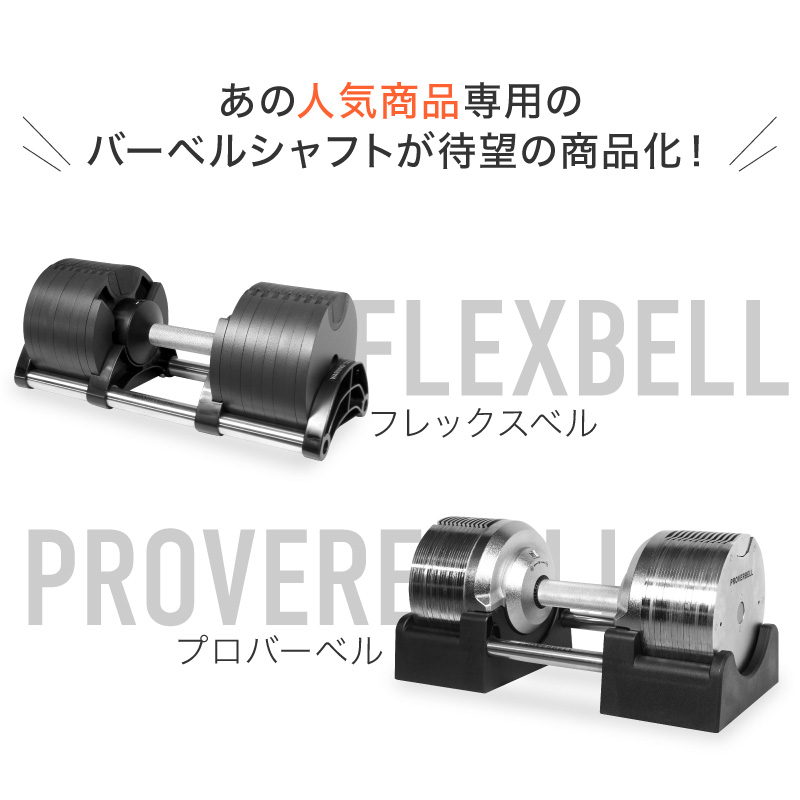 バーベルシャフト フレックスベル プロバーベル 専用 EZバー