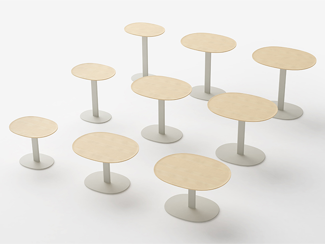 SHOTOテーブル70（楕円） | 【公式】マルニ木工オンラインショップ