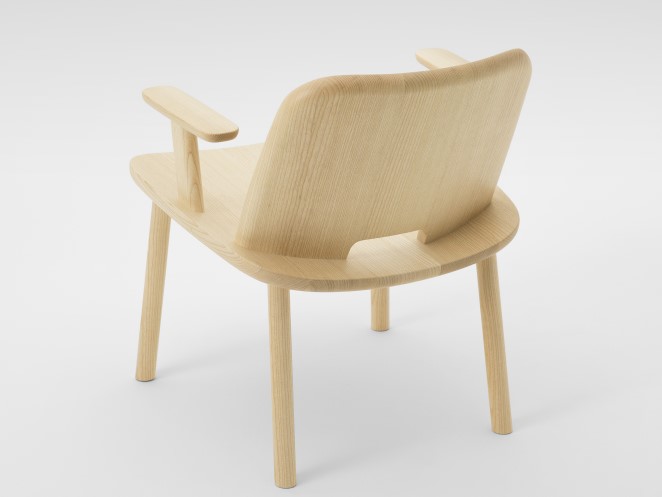 Fugu ラウンジチェア（肘付） | 【公式】マルニ木工オンラインショップ