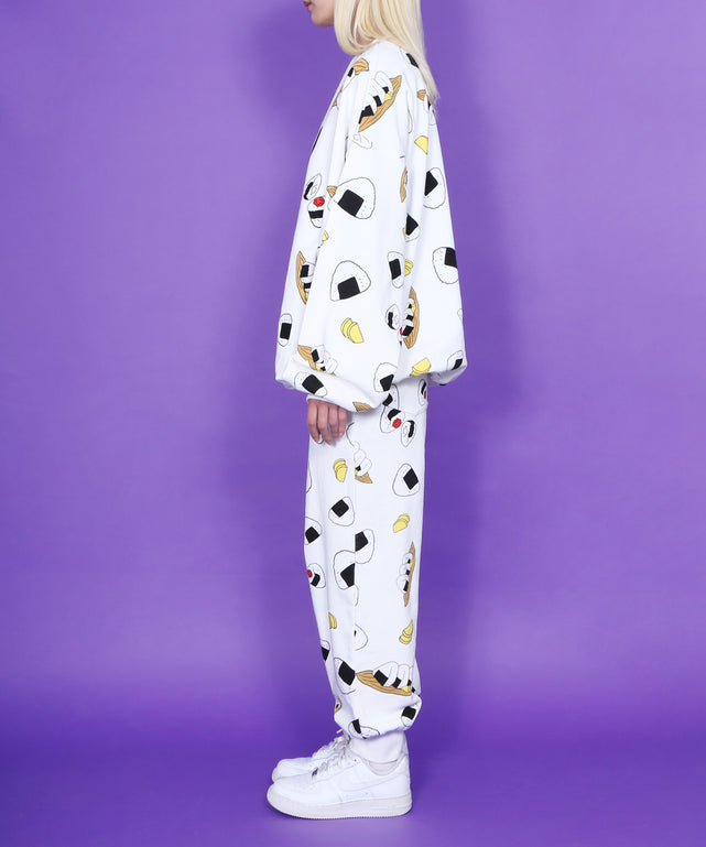 フード総柄スウェット(NATTO_YAKINIKU_ONIGIRI） – WEGO ONLINE STORE