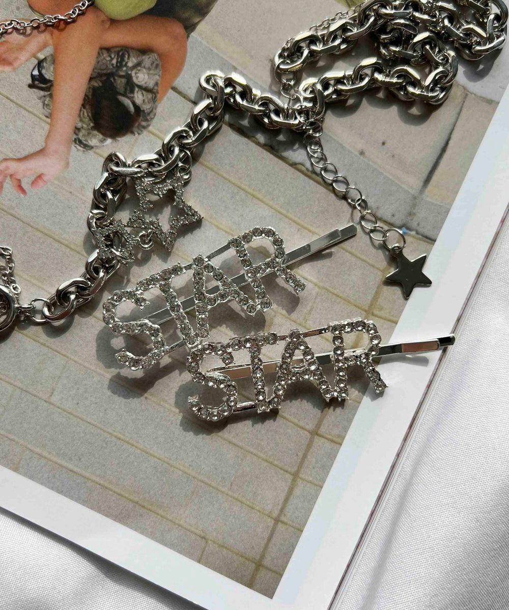 2Pビジューロゴヘアピン – WEGO ONLINE STORE