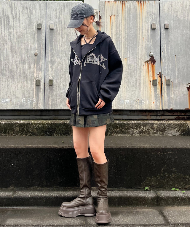 RHINE STONE ZIP P／K｜WEGO（ウィゴー） – WEGO ONLINE STORE