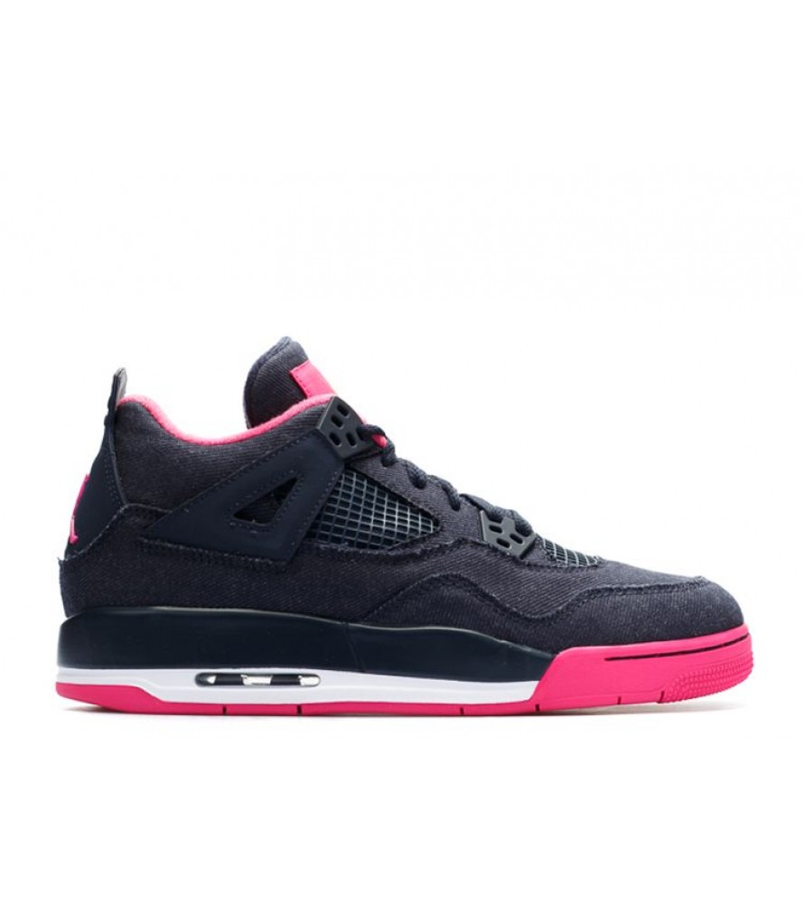 Кроссовки Jordan 4 Retro Denim (GS) - 487724-408-A - Подростковые