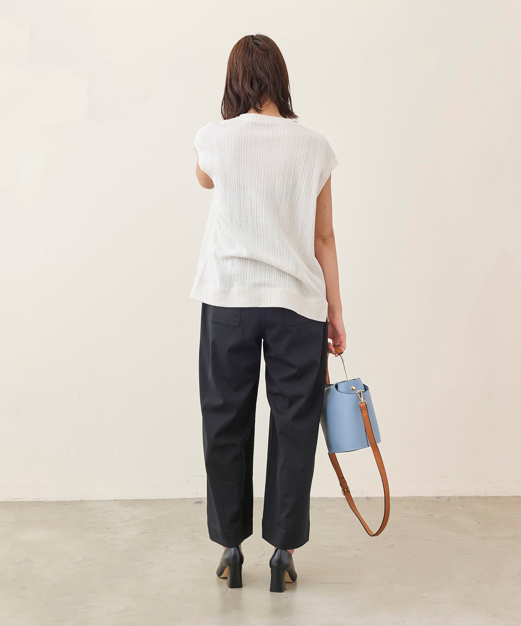 WWO 涼しい麻のワイドパンツ(レディース・TRICKZIP)_8113126