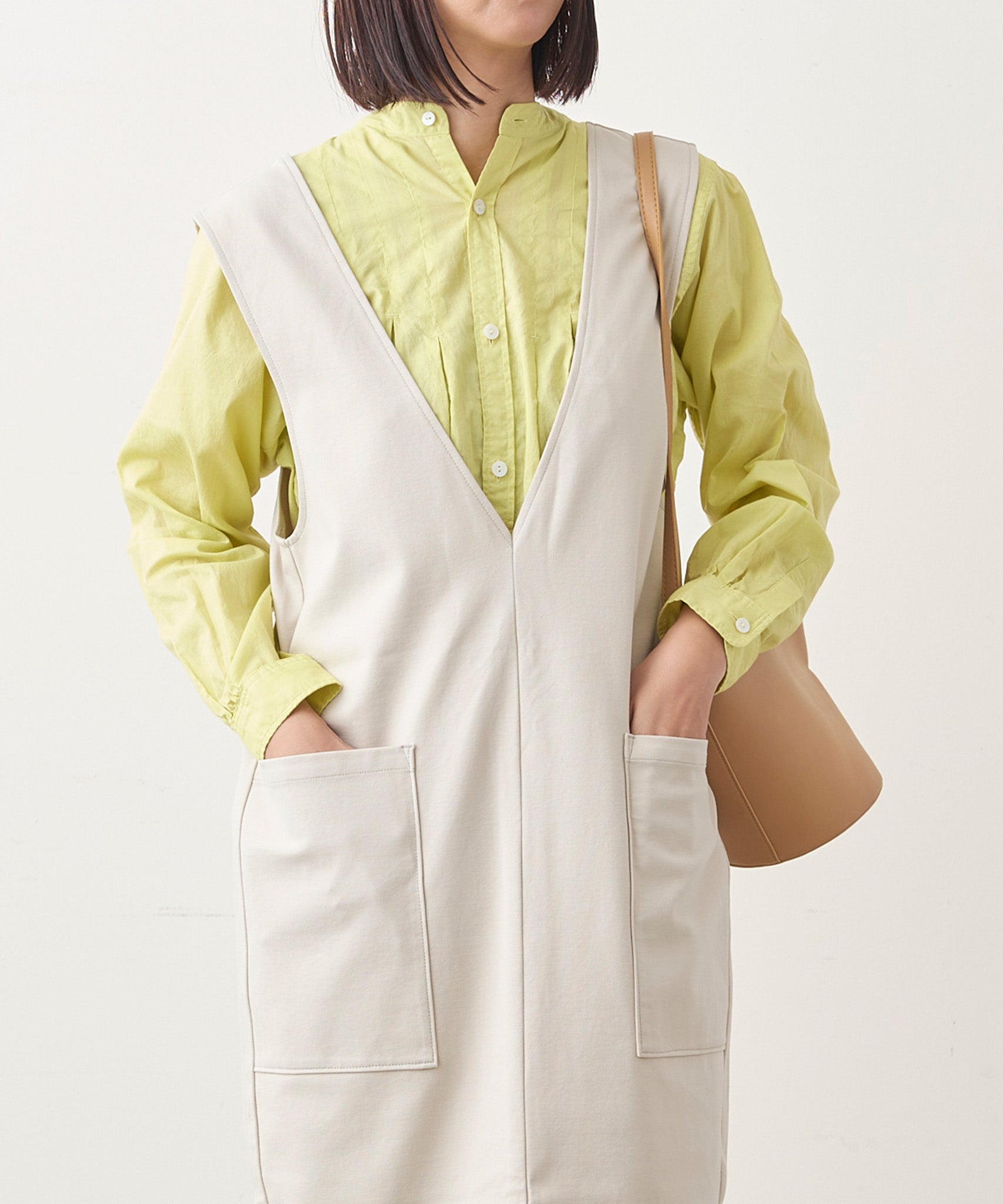 WWO きれいめポンチのVネックワンピース(レディース)_8114818