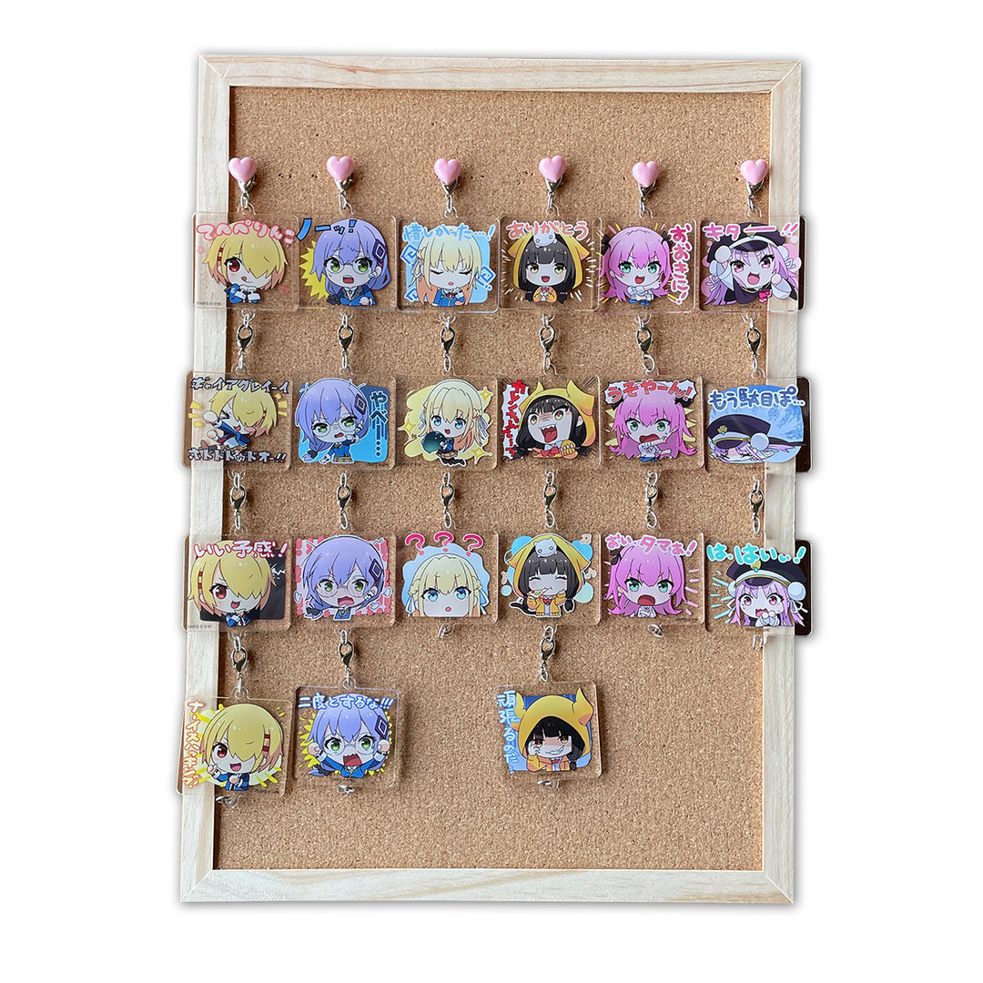 ヘブンバーンズレッドトレーディングミニアクリルキーホルダー