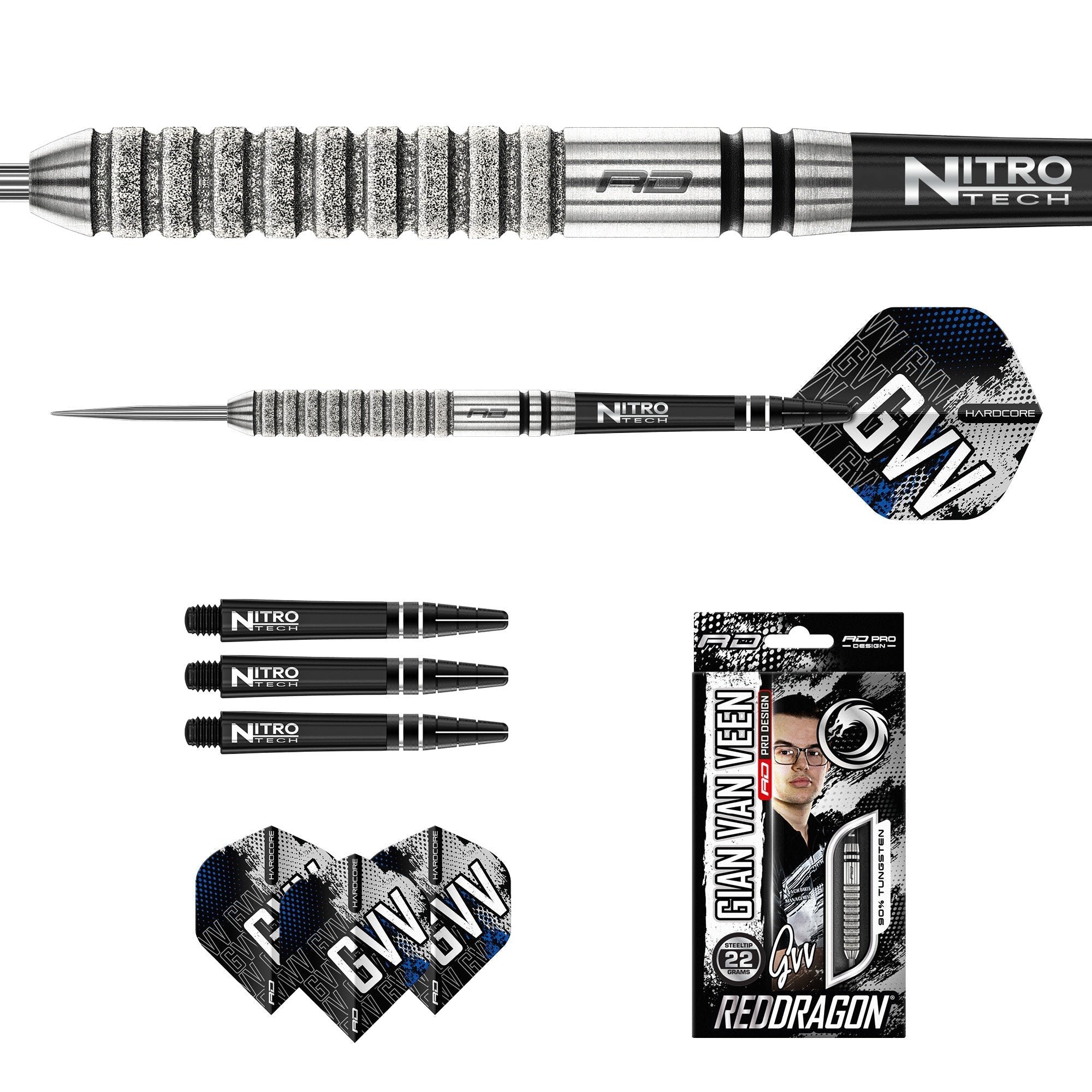 Gian van Veen Tour Edition Darts | Red Dragon Darts – Winmau