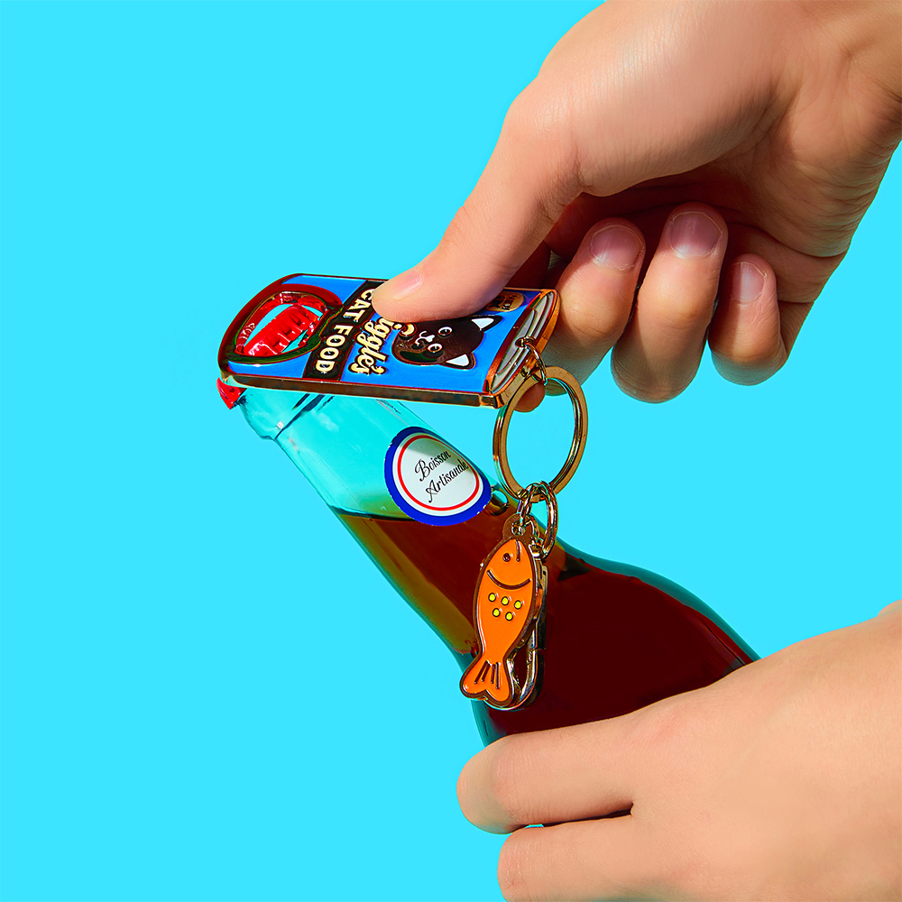 NEW]ボトルオープナーキーリング