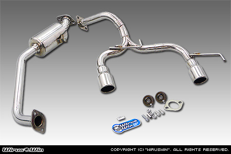 WirusWin】マツダ AZオフロード用デュアルツインマフラー