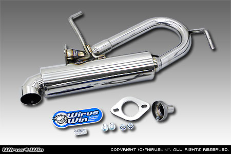 WirusWin】【JB23】ジムニー用EXP38マフラー