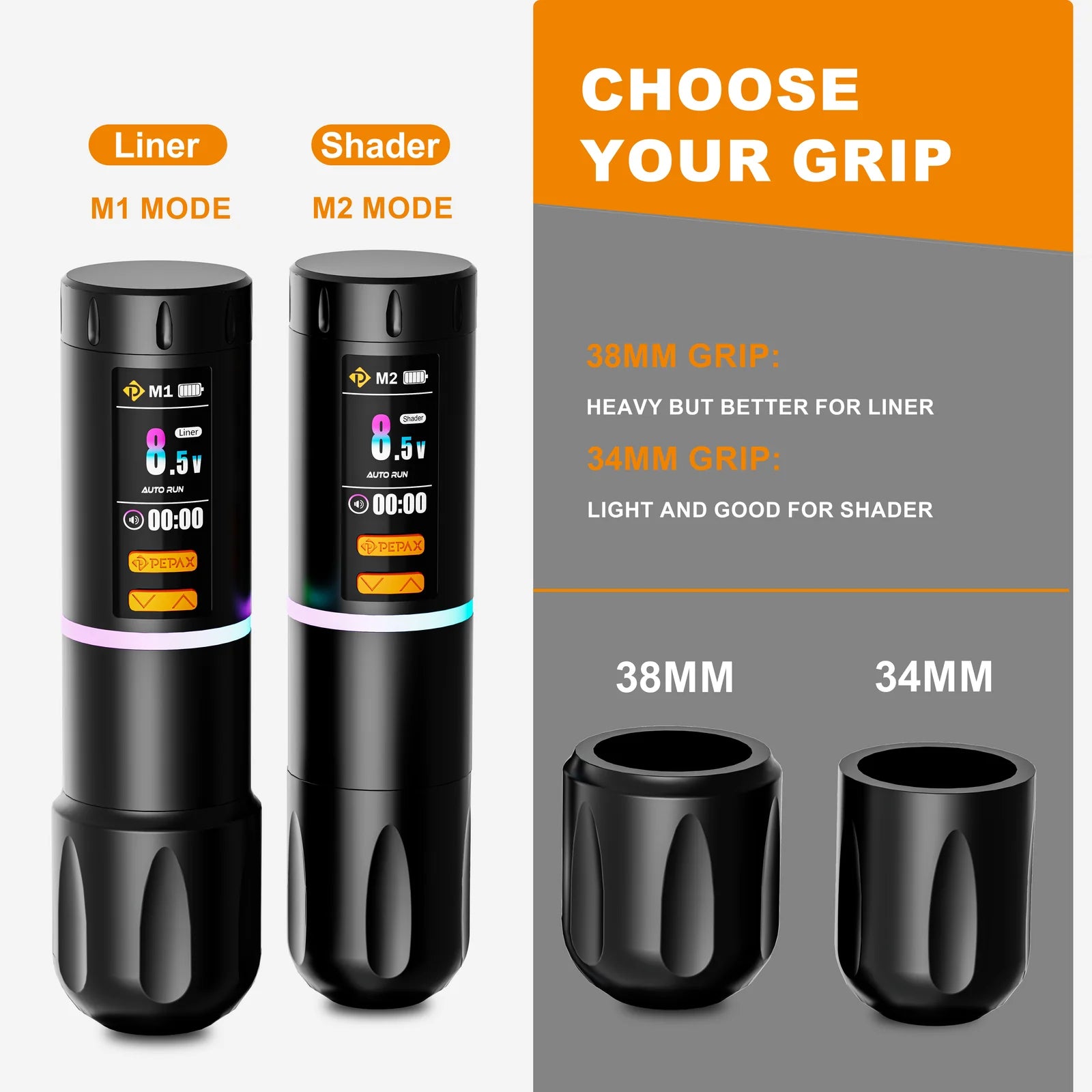 PEPAX Leve H3 Wireless Tattoo Pen Machine – Wizard T.S オンライン