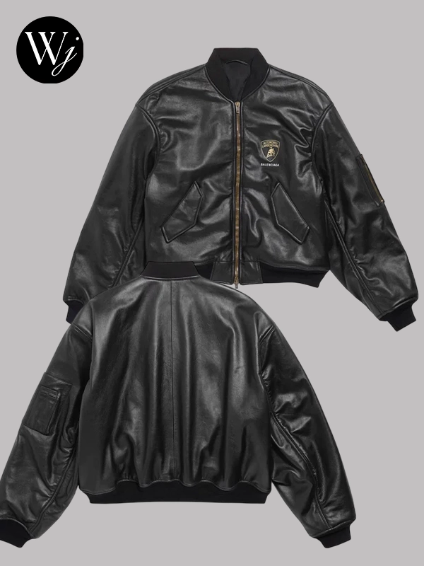 Balenciaga I Automobili Lamborghini Oversized Bomber Jacket