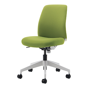 Opti オプティ／ロータイプ／ローバック／肘なし／ブラック樹脂脚