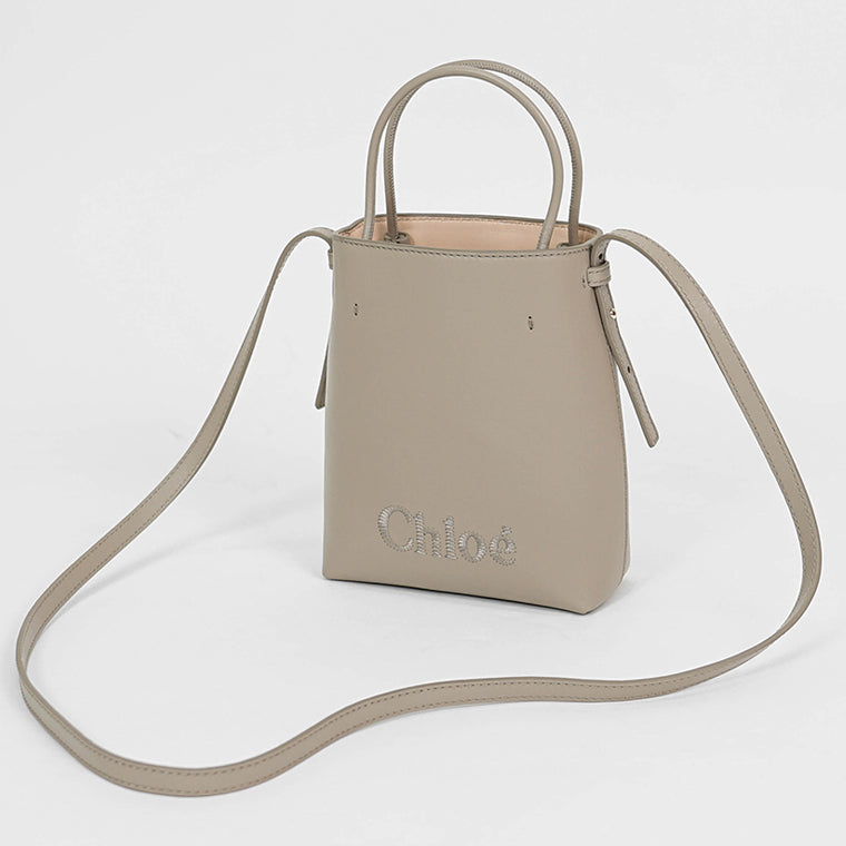クロエ Chloe レディース ショルダーバッグ グレー ベージュ