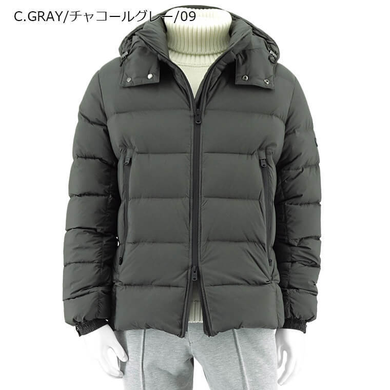 タトラス TATRAS メンズ ダウンジャケット ブラック チャコールグレー