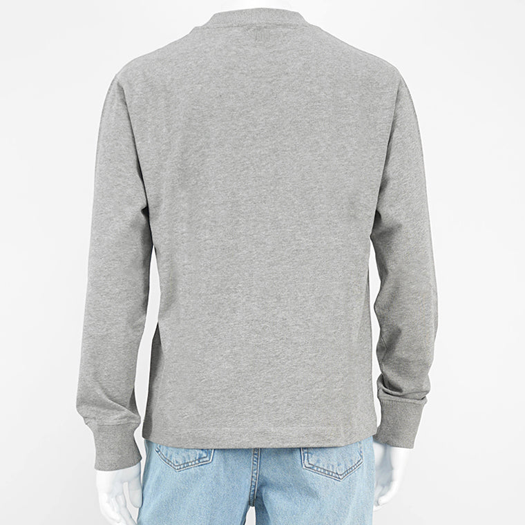 アミ AMI メンズ 長袖Tシャツ グレー – WORLDCLUB1989