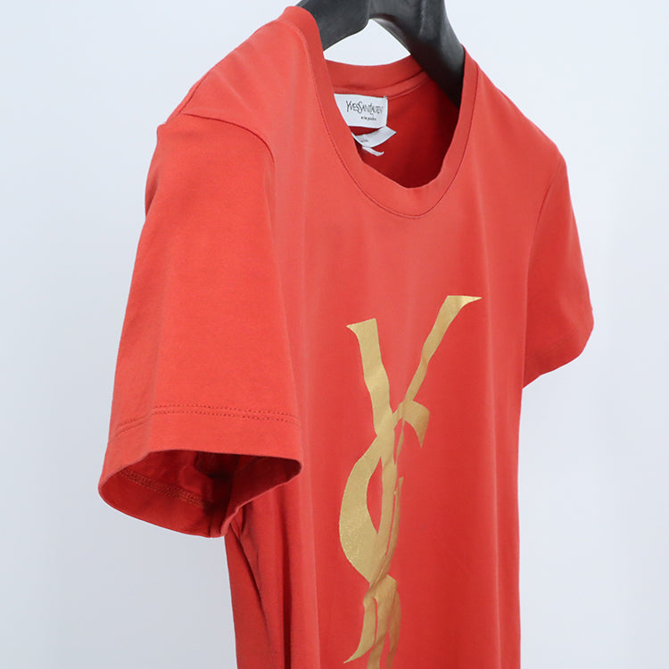 YSL〉Tシャツ XS レッド/ゴールド｜ヴィンテージ – willow