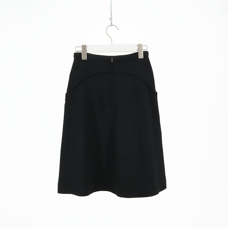 ミュウミュウ】MIU MIUスカート ブラック ウエスト約62cm、ヒップ約