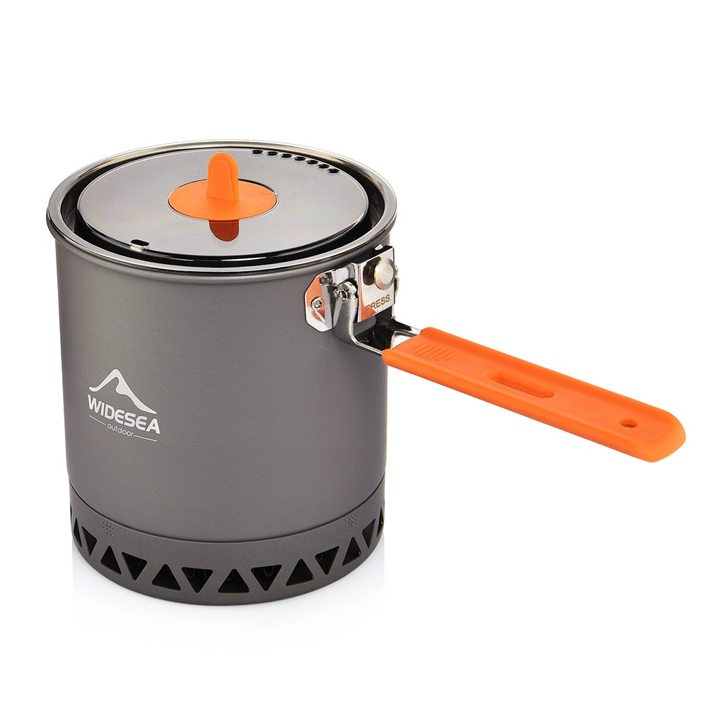 Camping Pot with Heater Exchanger – widesea outdoor