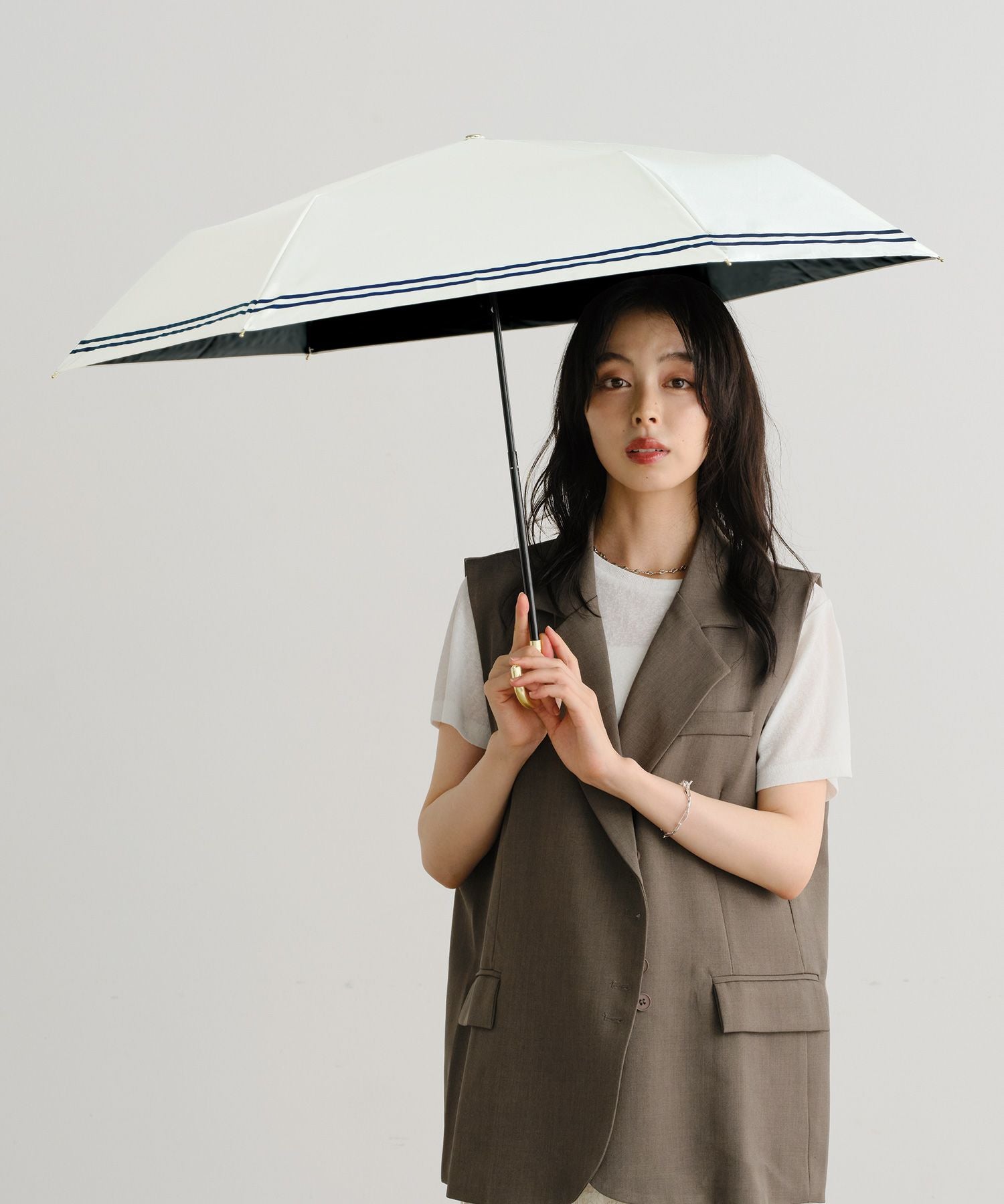 遮光セーラー ミニ Wpc. ギフト対象 日傘 折りたたみ 晴雨兼用
