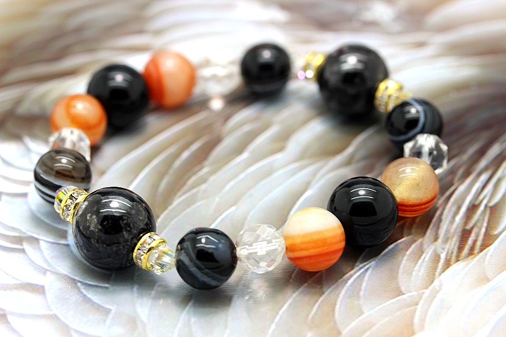 嫌いな人を遠ざける！ブレスレット④ 悪縁切り 魔除け ブラック