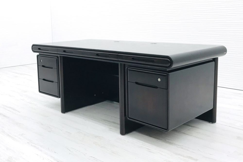 カリモク 役員デスク 両袖机 社長室用 | 中古オフィス家具専門店の