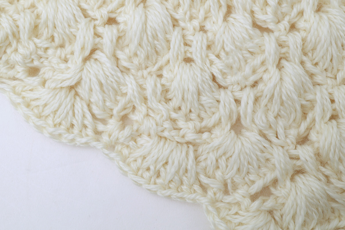 BUNON shop別注!! Hand Knit Hand Crochet Scarf