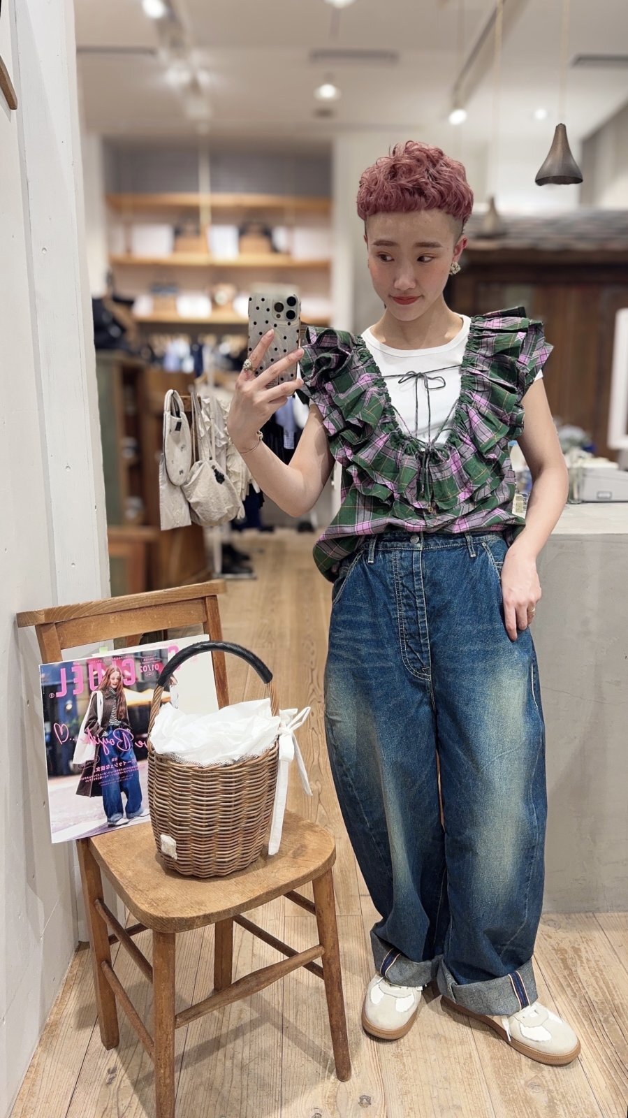 mina perhonen every day バルーンワイドデニム DN4594