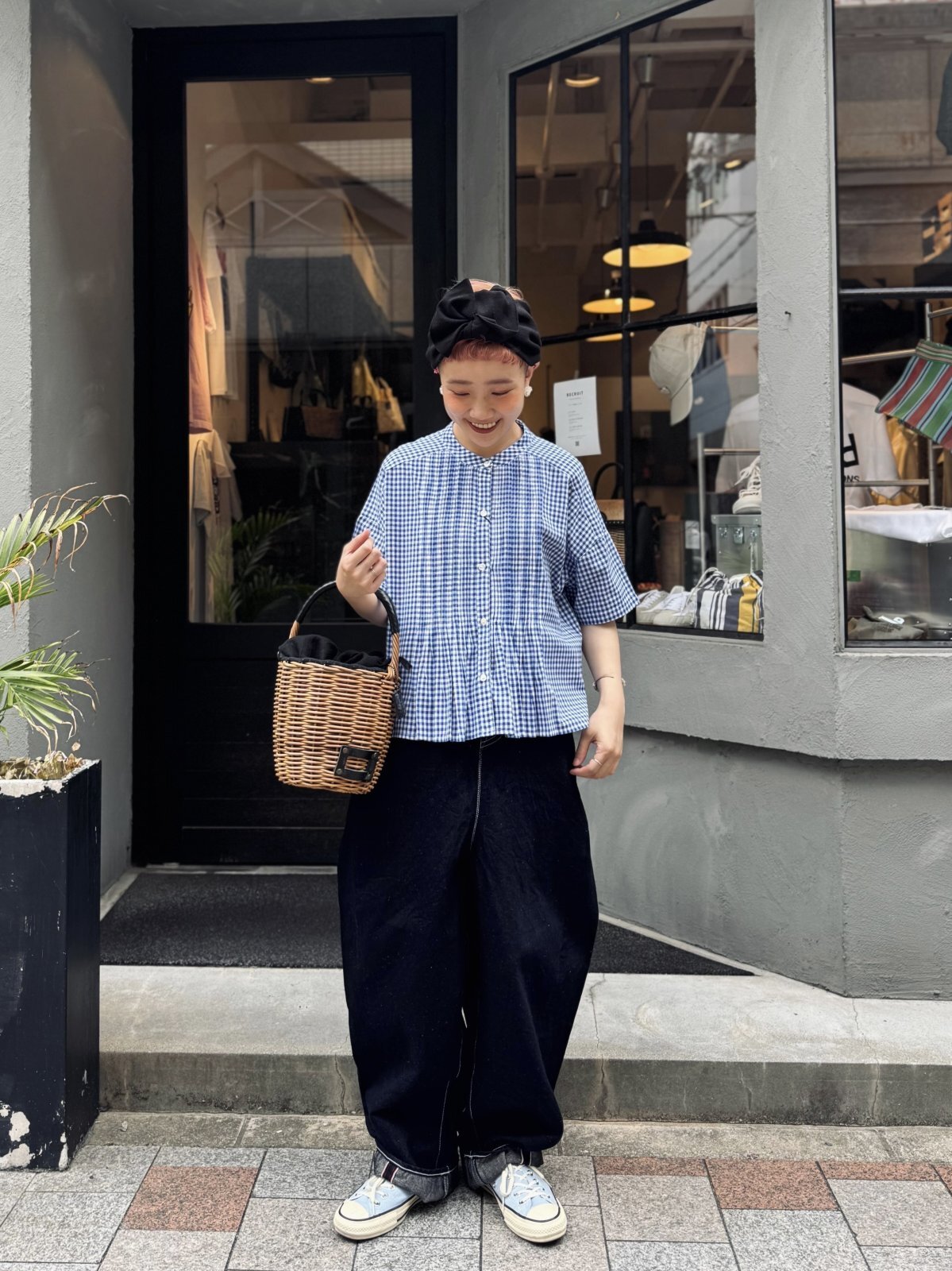 mina perhonen always バルーンワイドデニム DN4420A